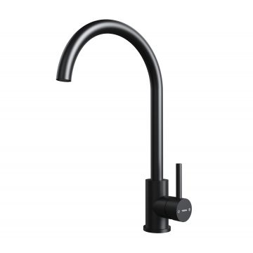 Baterie bucatarie Teka UNI 9310  pipa inalta rotativa  Cold Start  negru