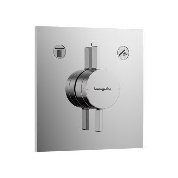 Baterie cadă - duș, Hansgrohe, DuoTurn E, crom