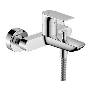 Baterie cada-dus, Hansgrohe, Rebris E, crom