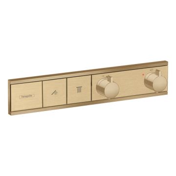 Baterie de duș, Hansgrohe, RainSelect, cu două funcții, bronz periat