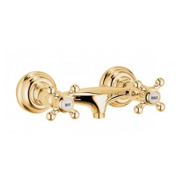Baterie de dus, Kludi, 1926, placat cu aur 23 kt