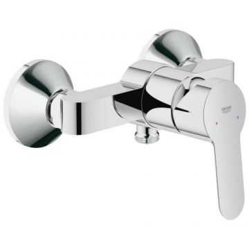 Baterie dus Grohe BauEdge, crom lucios - Culoare Crom