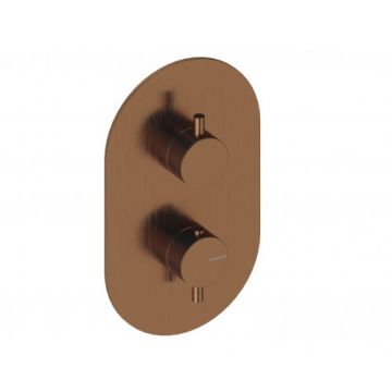 Baterie dus incastrata Sanycces Loop termostatata, rose gold periat - Culoare rose gold