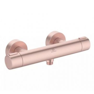 Baterie dus termostatata Ideal Standard Ceratherm Alu+, roz mat - Culoare Roz
