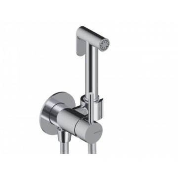 Set baterie dus igiena intima Sanycces Loop, crom - Culoare Crom