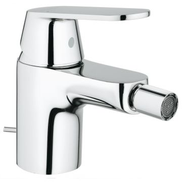 Baterie  bideu Grohe Eurosmart Cosmo, furtune flexibile, crom-32839000