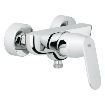 Baterie cabina dus Grohe Eurosmart Cosmopolitan, montare pe perete, crom - 32837000