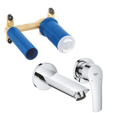Baterie lavoar Grohe Eurosmart model 2022, corp incastrat inclus, crom(29337003,23571000)