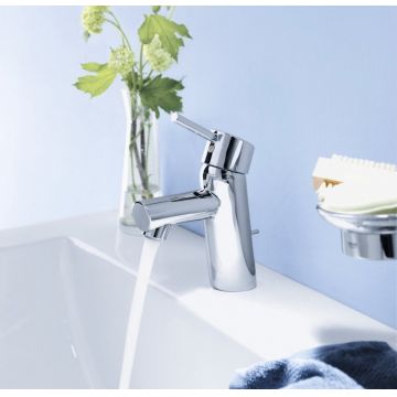 Baterie lavoar Grohe New Concetto, furtune flexibile, marimea S, crom-32204001