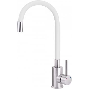 Baterie pentru bucătărie, cu pipă elastică, Luno, BOC_W720