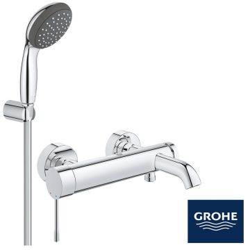 Pachet baterie cada Grohe Essence,set dus porter,furtun 1.75,crom(33624001,27944000 )