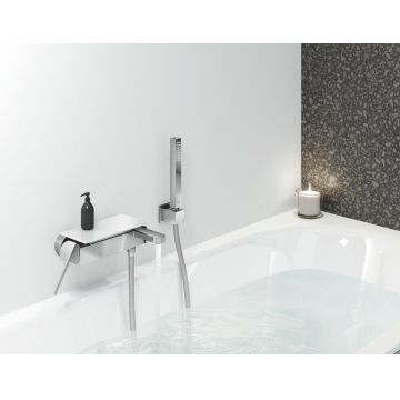 Set baterie cada Grohe Plus, dus inclus, furtun 1,5m, crom,monocomanda-33547003