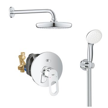 Sistem dus montaj incastrat Grohe Bauloop Perfect Shower,corp incastrat inclus