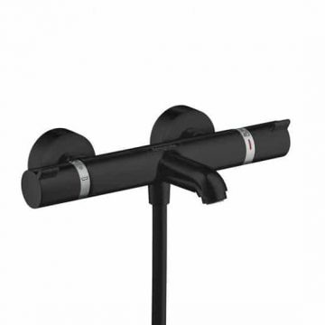Baterie cada termostatata Hansgrohe Ecostat Comfort Negru Mat