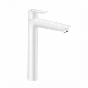 Baterie lavoar inalta alb mat Hansgrohe Talis E