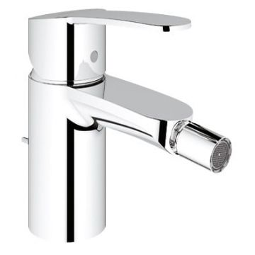 Baterie bideu Grohe Eurostyle Cosmo, cartus ceramic, limitator debit, set evacuare cu tija, marimea S, Crom-33565002