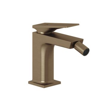 Baterie bideu Kludi, Decus, cu ventil cu tija, brushed bronz