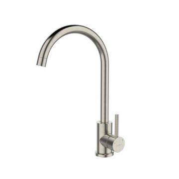 Baterie bucatarie Alveus Jana Satin inox - Culoare Satin