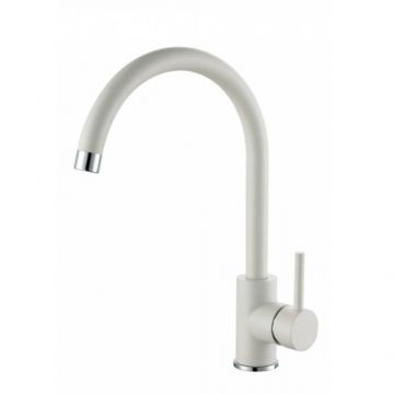 Baterie bucatarie Alveus Roxa G11 alb - Culoare Alb pal