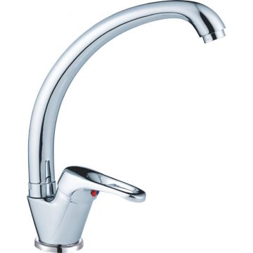 Baterie bucatarie La Brocca NAPOLI P100C701, Monocomanda, Economie de apa, Silentioasa, Usor de curatat si instalat, Finisaj crom