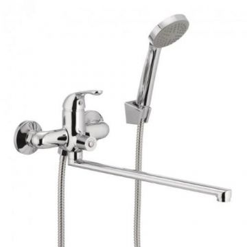 Baterie Cada cu Para de Dus YOTA 006-25cm (EURO) din Silumin Argintiu