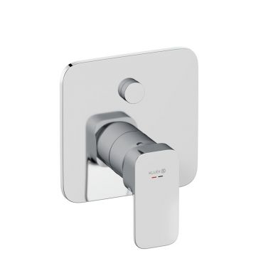 Baterie cada-dus Kludi, Renon, incastrata, parte vizibila, crom