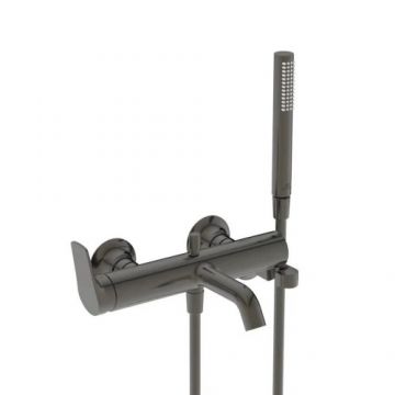 Baterie cada Ideal Standard La Dolce Vita cu set de dus, magnetic grey - Culoare magnetic grey