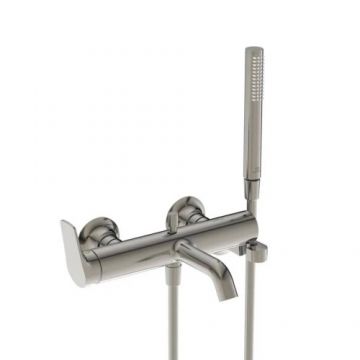 Baterie cada Ideal Standard La Dolce Vita cu set de dus, silver storm - Culoare silver storm