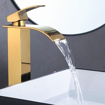 Baterie Chiuveta Baie, Tip Cascada, Auriu, 19 CM - Default Title