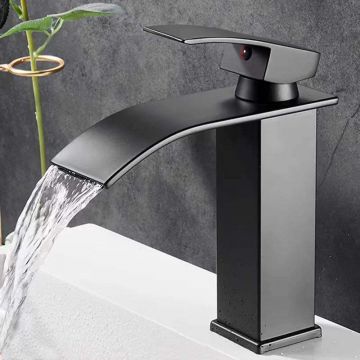 Baterie Chiuveta Baie, Tip Cascada, Monocomanda, Otel Inoxidabil - Default Title