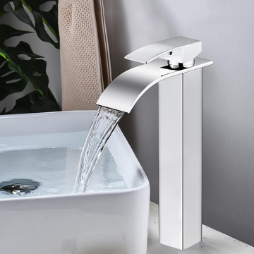 Baterie Chiuveta Baie, Tip Cascada,Otel Inoxidabil, Argintie 30 CM - Default Title