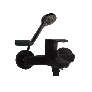 Baterie de cada/dus, New Fly, negru mat, Ramon Soler