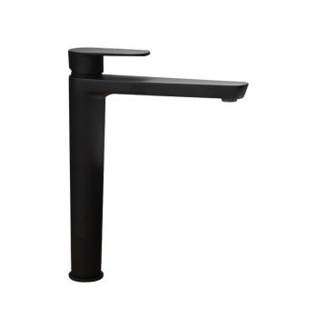 Baterie de lavoar inalta, Alexia, fara ventil, negru mat, Ramon Soler