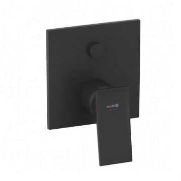 Baterie dus Kludi, Decus, parte vizibila, negru mat