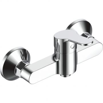 Baterie dus La Brocca NAPOLI P300C405, Monocomanda, Design slim, Economie de apa, Silentioasa, Usor de curatat si instalat, alama sanitara, Finisaj