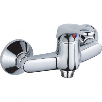 Baterie dus La Brocca SIENA P100C405, Monocomanda, Economie de apa, Silentioasa, Usor de curatat si instalat, alama sanitara, Finisaj crom