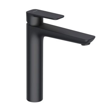 Baterie inalta lavoar, Kludi, Pure  Style, fara ventil, negru mat