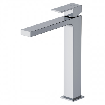 Baterie inalta pentru lavoar, cu montaj pe blat, crom, Cersanit Bari