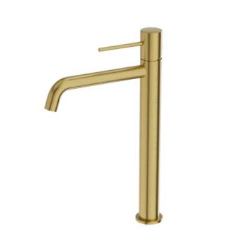 Baterie înaltă pentru lavoar LaVita Verdi 220, fără ventil, brushed gold