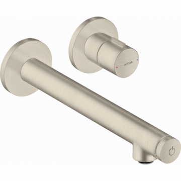 Baterie incastrata lavoar Select 220, nichel periat, Axor Uno