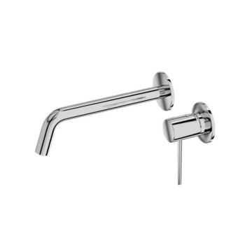 Baterie incastrata pentru lavoar LaVita, Verdi, corp incastrat inclus, crom