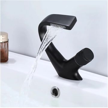 Baterie Lavoar Baie, Din Cupru, Negru Mat - Default Title