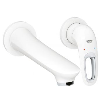 Baterie lavoar cu 2 găuri  Grohe Eurostyle marimea M culoare alb