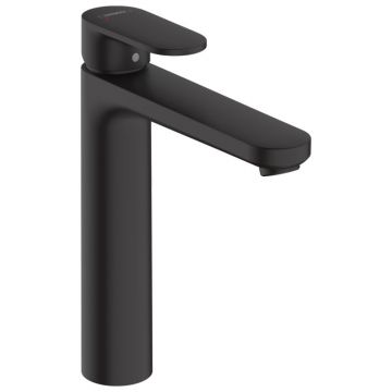 Baterie lavoar fara ventil, Hansgrohe, Vernis Blend 190, negru mat