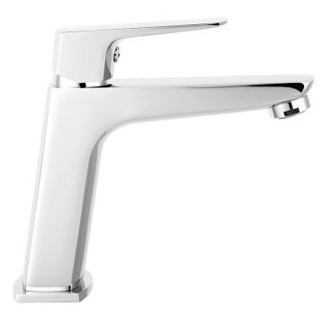 Baterie lavoar, Ferro, Vitto Verdeline, cu ventil, crom Baterie lavoar, Ferro, Vitto Verdeline, cu ventil, crom