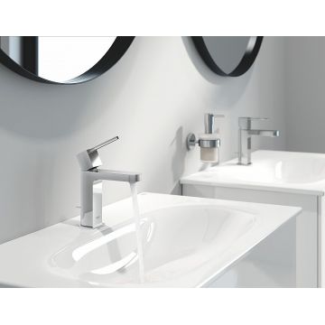 Baterie lavoar Grohe Plus, marimea S,furtune flexibile, sifon, crom, debit 5,7 l/min-32612003