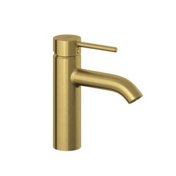 Baterie lavoar, Kludi, Bozz 100,cu ventil push-open, auriu periat