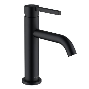 Baterie lavoar, Kludi, Nova Fonte 100, cu ventil, negru mat