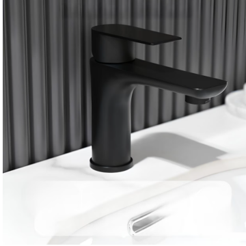 Baterie Lavoar Negru Mat, Control Dual Debit si Temperatura - Default Title