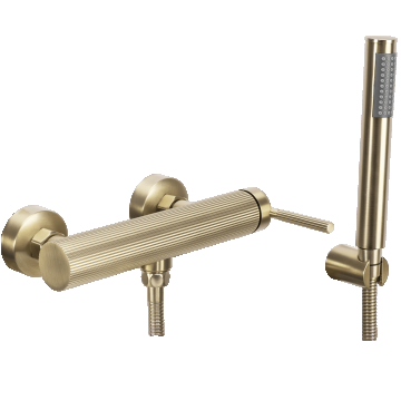 Baterie pentru dus Rea Argon, auriu periat